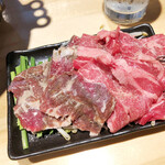 津田沼 おはこ - お肉2種盛り