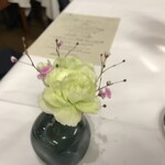 レストラン カスケード - テーブル上の飾り付け