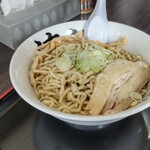 自家製太麺 渡辺 - らー麺大(750円)