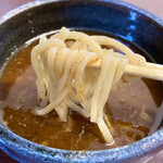 麺や 真登 - 濃厚つけ麺半熟煮玉子入り　大盛り