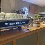 WHITE GLASS COFFEE - 