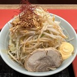 ラーメン もっけだの - 2023.3.1～期間限定『青唐味噌まぜそば野菜マシマシ』