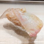 大阪 京橋 鮨 黒潮海閤 - ヒラメ