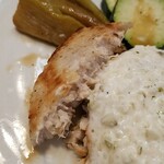 キッチン ブルー グローブ - モウカサメムニエルの断面