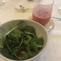 ザ・フジヤ - サラダのドレッシングに和風を選びましたが、濃厚な鰹出汁です