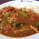 CoCo壱番屋 - チキン夏野菜カレー 1辛。