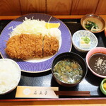 旬菜若王子 - 料理写真:豚ロースカツ定食 1600円