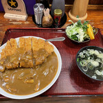 乙妻 - 料理写真:かつカレー　普通盛り