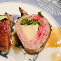 日本料理 五感 - ミルフィーユ状の巻物