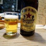 Sake To Sakana Sutando Kappou Rojiwara - ビール(赤星中瓶)