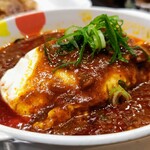 松屋 - 富士山豆腐の本格麻婆盛合せカルビ焼肉定食 御飯特盛890円