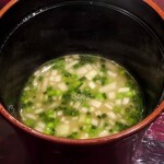 島津 - アラの味噌汁