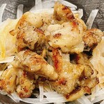 RESORT DINING FUN - 鶏ハラミ炭火焼きのポン酢かけ