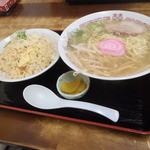 ラーメン幸雅 - 焼き飯セット（なつ旨ラーメン）　９００円