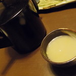 丹波篠山成実 - 蕎麦湯　ポタージュみたいに濃厚でした！