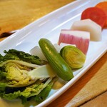 大衆酒場 YATSU the CAFE - 鎌倉野菜 蒸し野菜 ※個々盛り