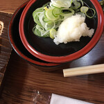 Sobadokoro Sugi - 蕎麦つゆと薬味