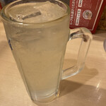 天下一品 - レモンサワーを注文したら「レモンハイです」と。あれ？メニューはサワー、、