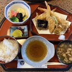 魚大 - 天ぷら定食（1,350円）