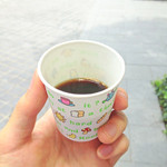 パリアッシュ - 並んでたらアイスコーヒー頂きました。 '13 7月上旬