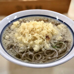 麺の庄つるまる - かけそば 天かすトッピング