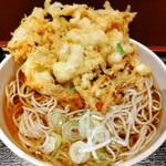 Echigo Soba - 海鮮かき揚げそば（620円）