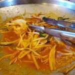 焼肉やすもり - ちょっと食べちゃったとんちゃん鍋♬