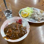 パリー食堂 - ミニカレー、手作りシュウマイ