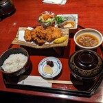 心斎橋 禅園 - ランチ　もち豚一口ロースカツ御膳　おろしぽん酢ソース