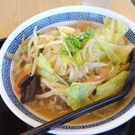 山田うどん - 野菜たっぷり味噌ラーメン