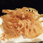 たんか - 単品注文：パリパリれんこんチップス(380円)