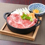 Japanese black beef Sukiyaki hotpot