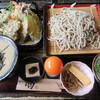 そば処 よしぶ - 【よしぶ　１８００円】（ざるそば・天ぷら盛・自然薯とろろ飯・小鉢・そば豆腐）