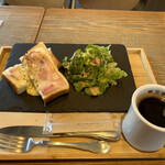 川珈琲店 - クロックムッシュモーニング 715円