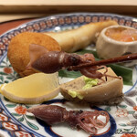 御料理 寺沢 - 蛍烏賊梅煮