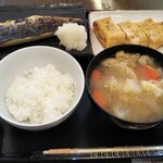 わ楽 - 焼き魚(さば)定食
