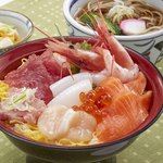 南部家敷 - ちらし丼ミニそばセット