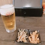 酒ノ蔵 - 生ビール/お通し