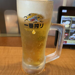 久兵衛屋 - 生ビール（215円❗️）