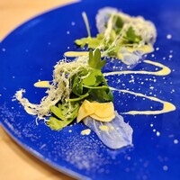 レストラン トヨ トーキョー - 青森県産平目のカルパッチョ