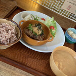 麻よしやす - 和風おろしハンバーグ１１００円