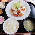 音楽 食堂 オトノキ - チキン南蛮定食　640円