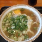 ちよ志手打うどん - 玉子うどん中