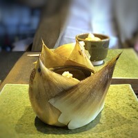 日本料理 TOBIUME - ◆根「竹の子の里」・・合馬の筍、穴子、スナップエンドウ