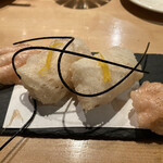 炭火焼き鶏とスパイスカレー 日本橋室町 ハラカラ - 白子の天ぷら