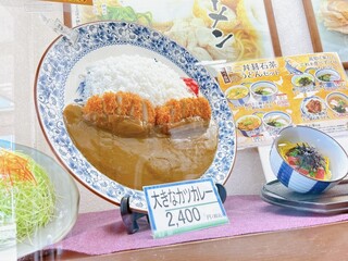 h Nangoku Sa-Bisueria (Nobori Sen) Shoppingu Ko-Na- - 大きさが伝わらないでしょうが
          ご飯1kg、カレー1kgの魅惑のサイズ