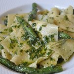 TRATTORIA Ca del TOMO - ●０９．０８．０７：手打ちラザニェッタ＋自家菜園ジェノヴェーゼ