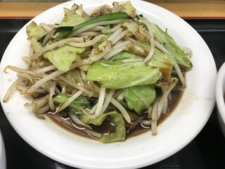 ラーメン富士屋　 - 肉野菜炒め