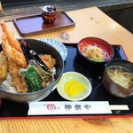 神楽や - 海老天丼