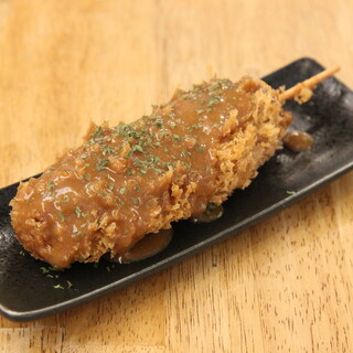 We're sorry for the sold out, but we have some delicious liver cutlets! Just 50 yen each!